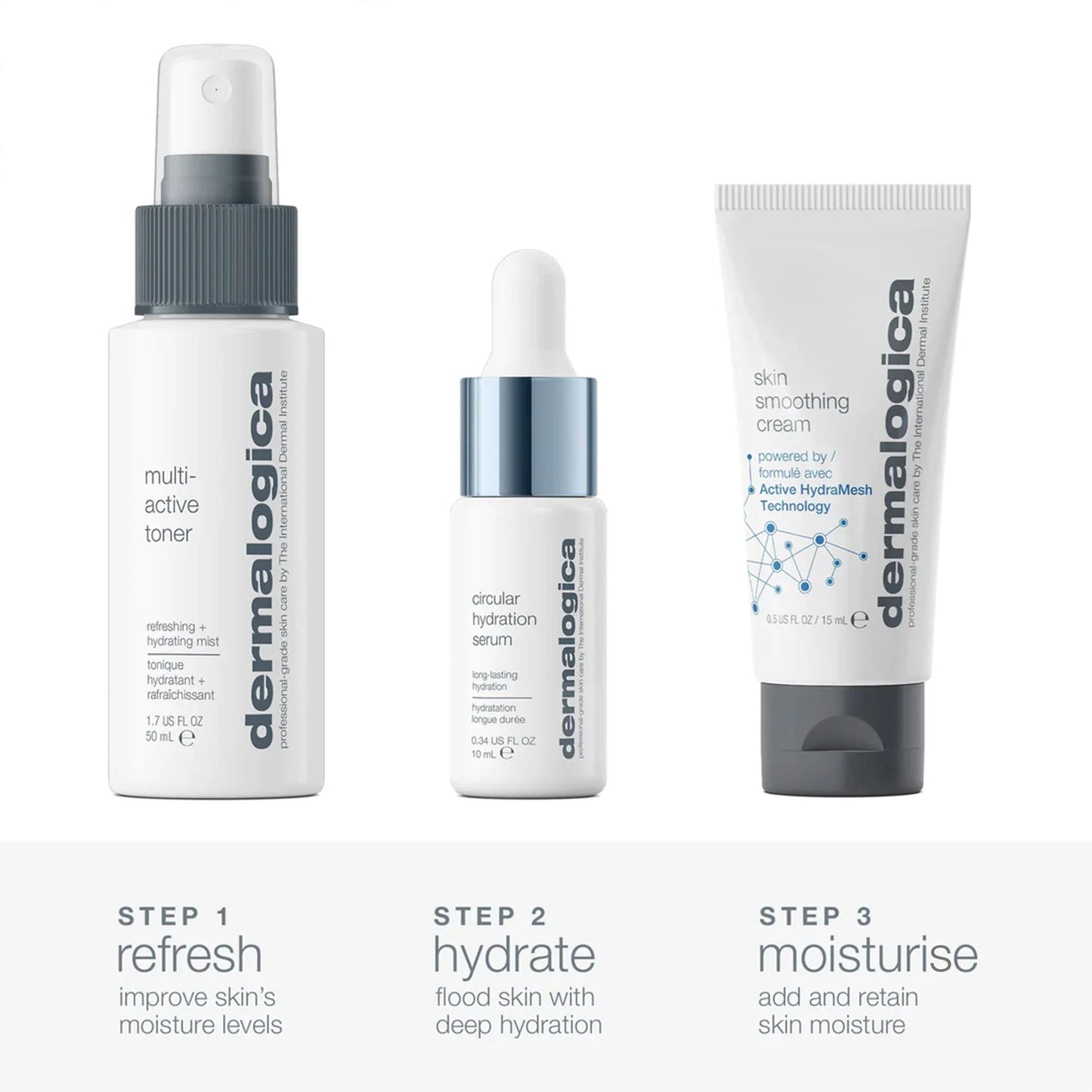 Dermalogica long-lasting hydration trio