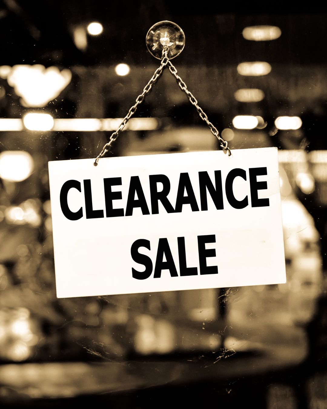 Clearance sale