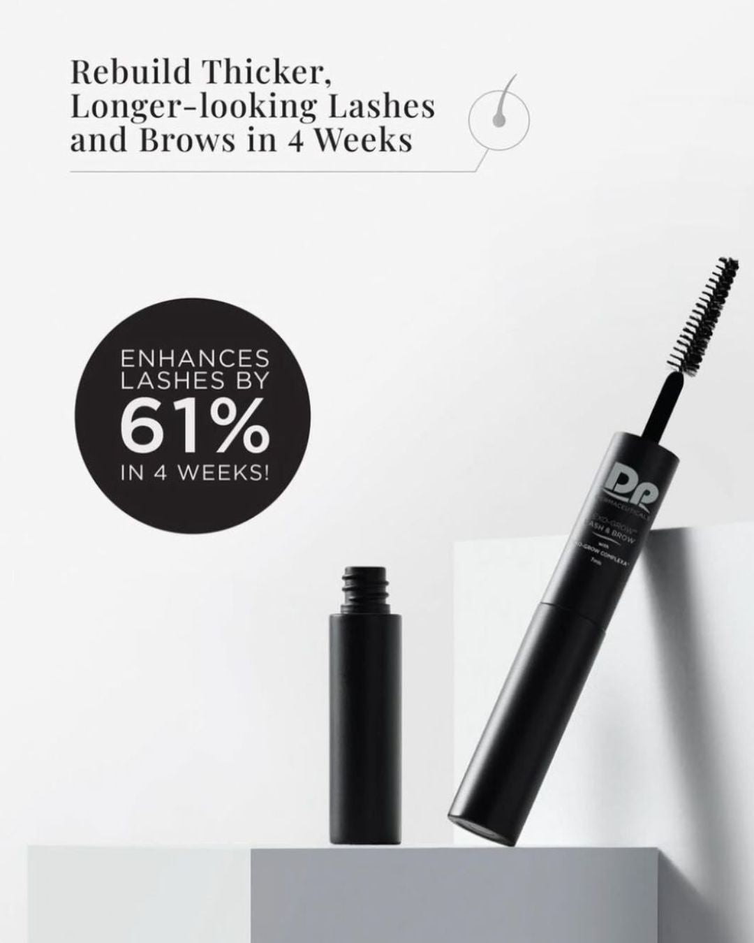 Dermapen Dermaceuticals Exo-Grow Lash &amp; Brow Serum - 7mls