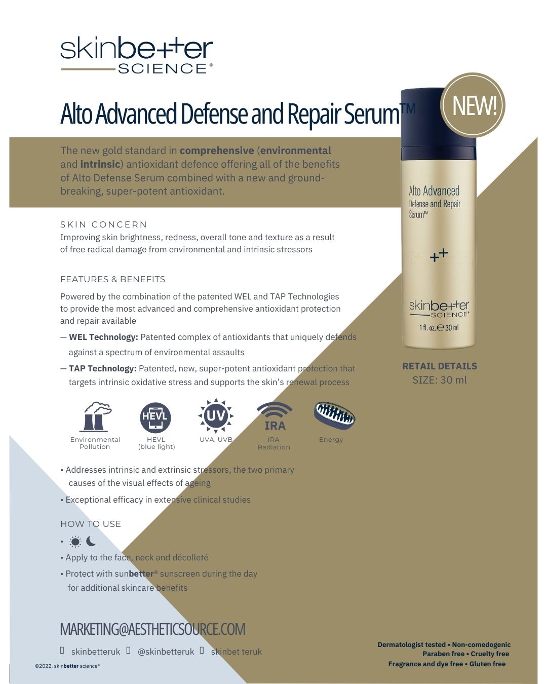 SkinBetter Science Alto Advanced Defense & Repair Serum