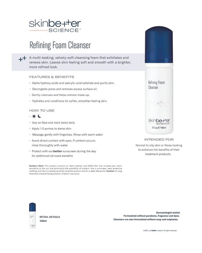 SkinBetter Science - Refresh Refining Foam Cleanser
