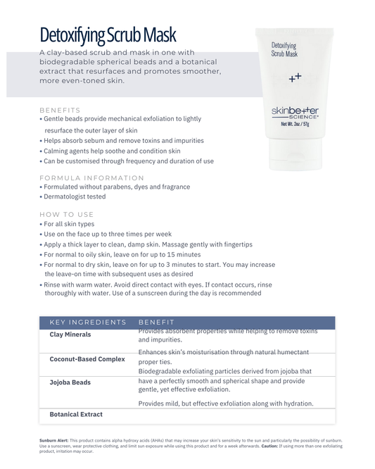 Skin better -  Detoxifying Scrub mask