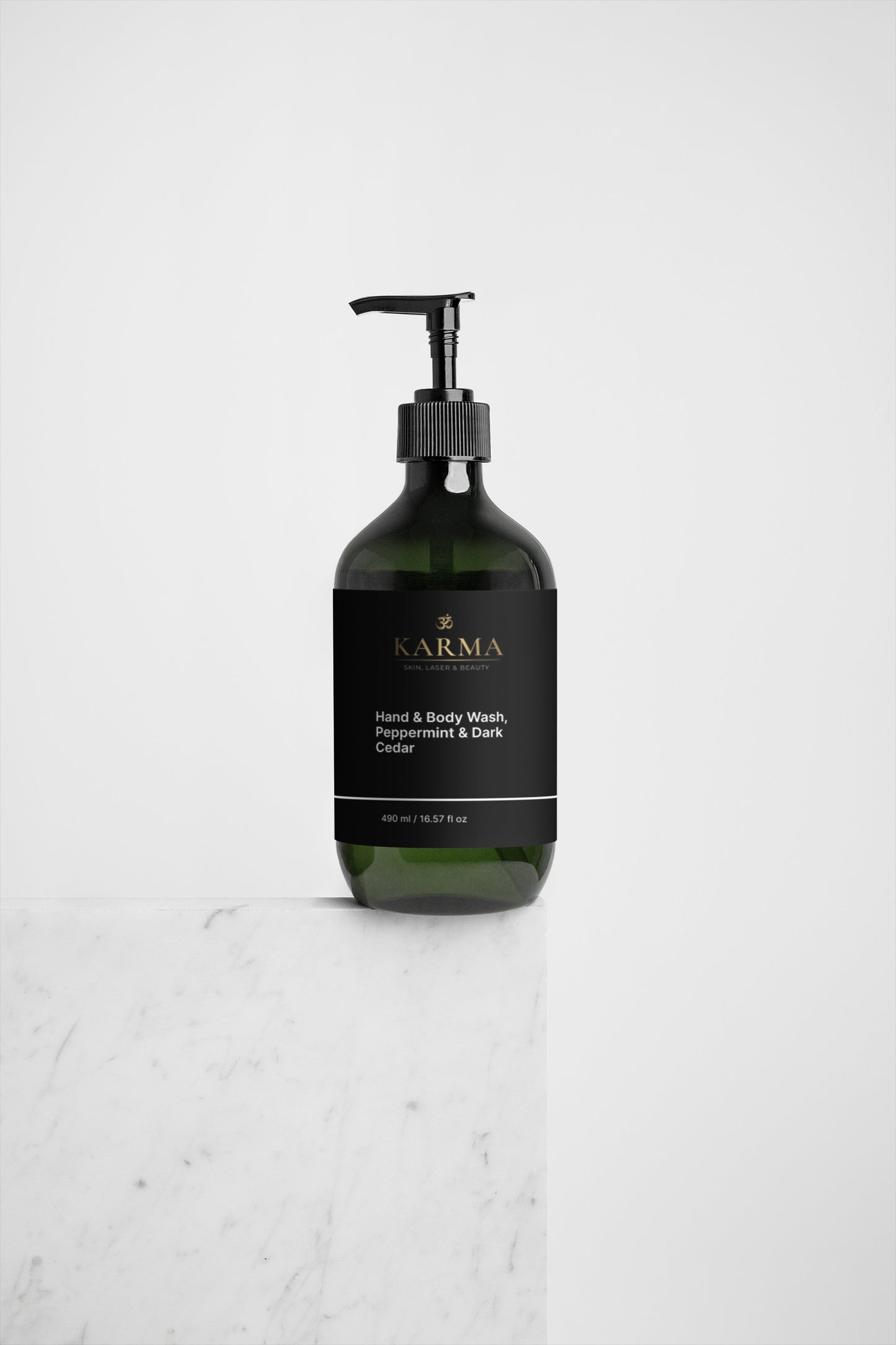 Karma's Hand & Body Wash, Peppermint & Dark Cedar