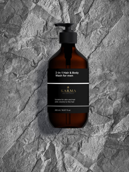 Karma's 2-in-1 Hair & Body Wash for men