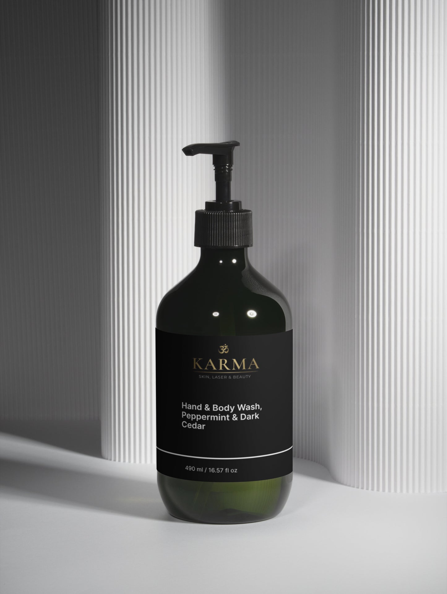 Karma's Hand & Body Wash, Peppermint & Dark Cedar