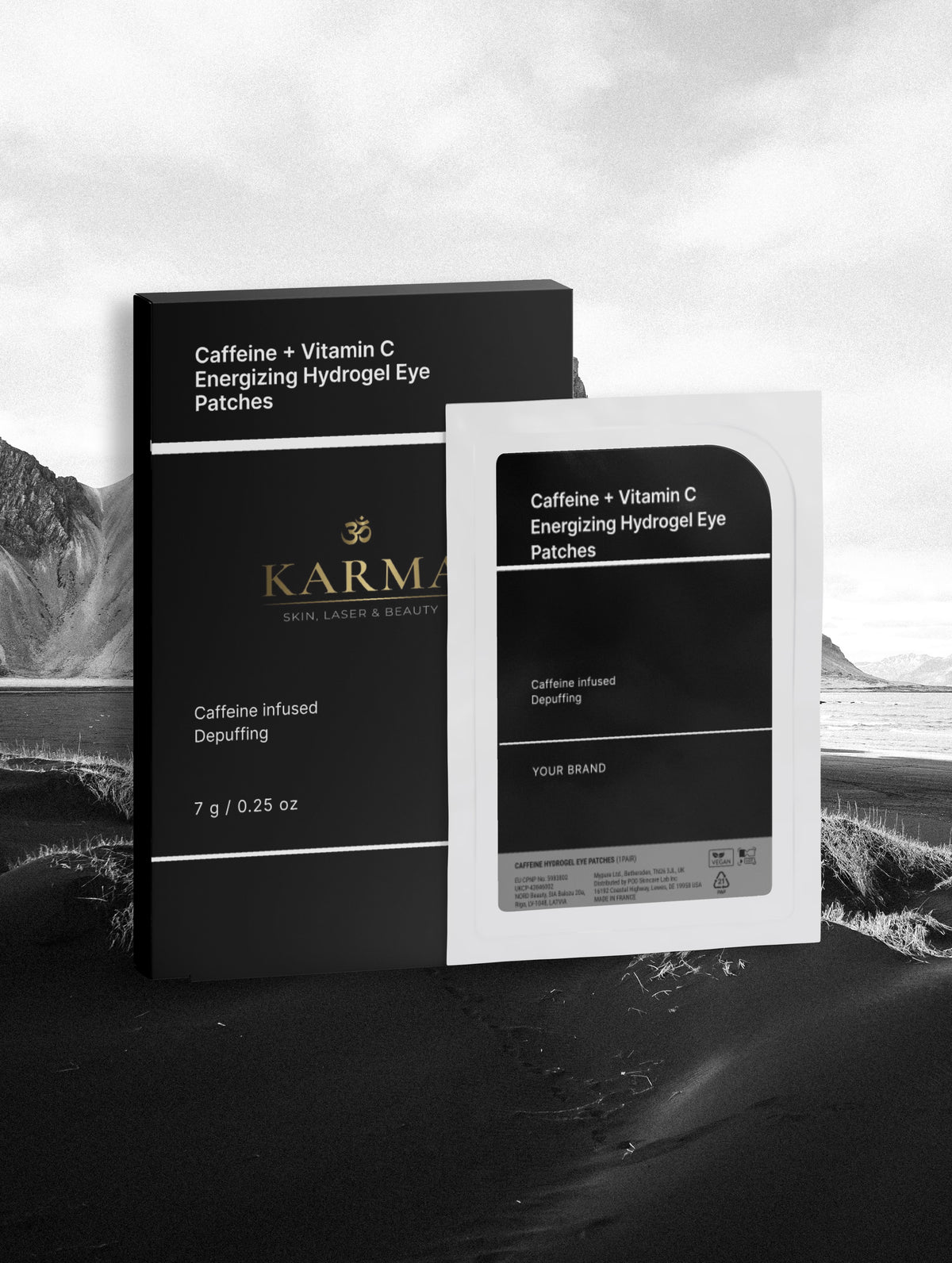 Karma's Caffeine + Vitamin C Energizing Hydrogel Eye Patches