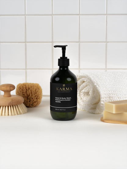 Karma's Hand & Body Wash, Patchouli & Amber Vanilla,