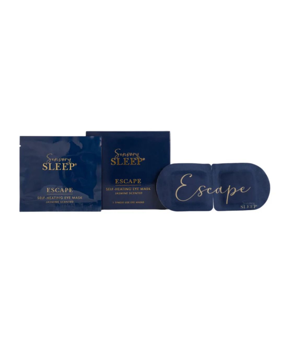 Sensory Sleep 'Escape Self-Heating Eye Masks box of 5