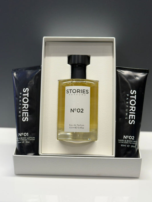 Perfect pair - Stories No2 100 ml perfume -free no1 body lotion and no2 body wash