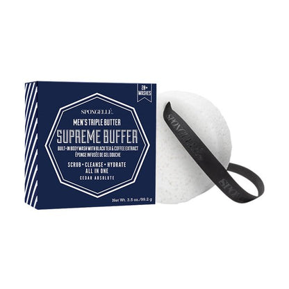 Spongellé Men's Supreme Buffer Cedar Absolute.