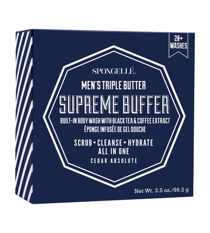 Spongellé Men's Supreme Buffer Cedar Absolute.