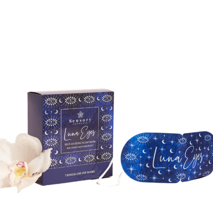 Luna Eyes Self-Heating Eye Masks - Lavender Scented box of 7